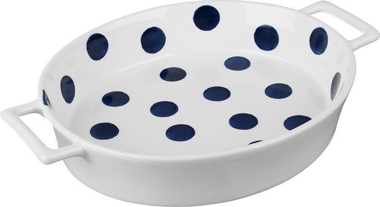 Foto: 1x witte ovenschalen 185 x 115 x 5 cm ovaal klassieke braadsledes ovenschotel schalen bakvorm braadslede