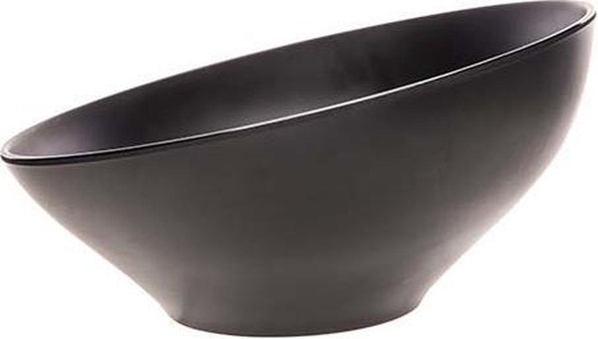 Anthony Unbreakable Salad Bowl Black 28,5x28,5xh14cm Melamine Matt