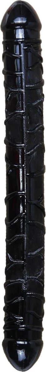 Goedkoopste Dildo-Flexible Dubbele dildo- dubbele Dong - Zwart