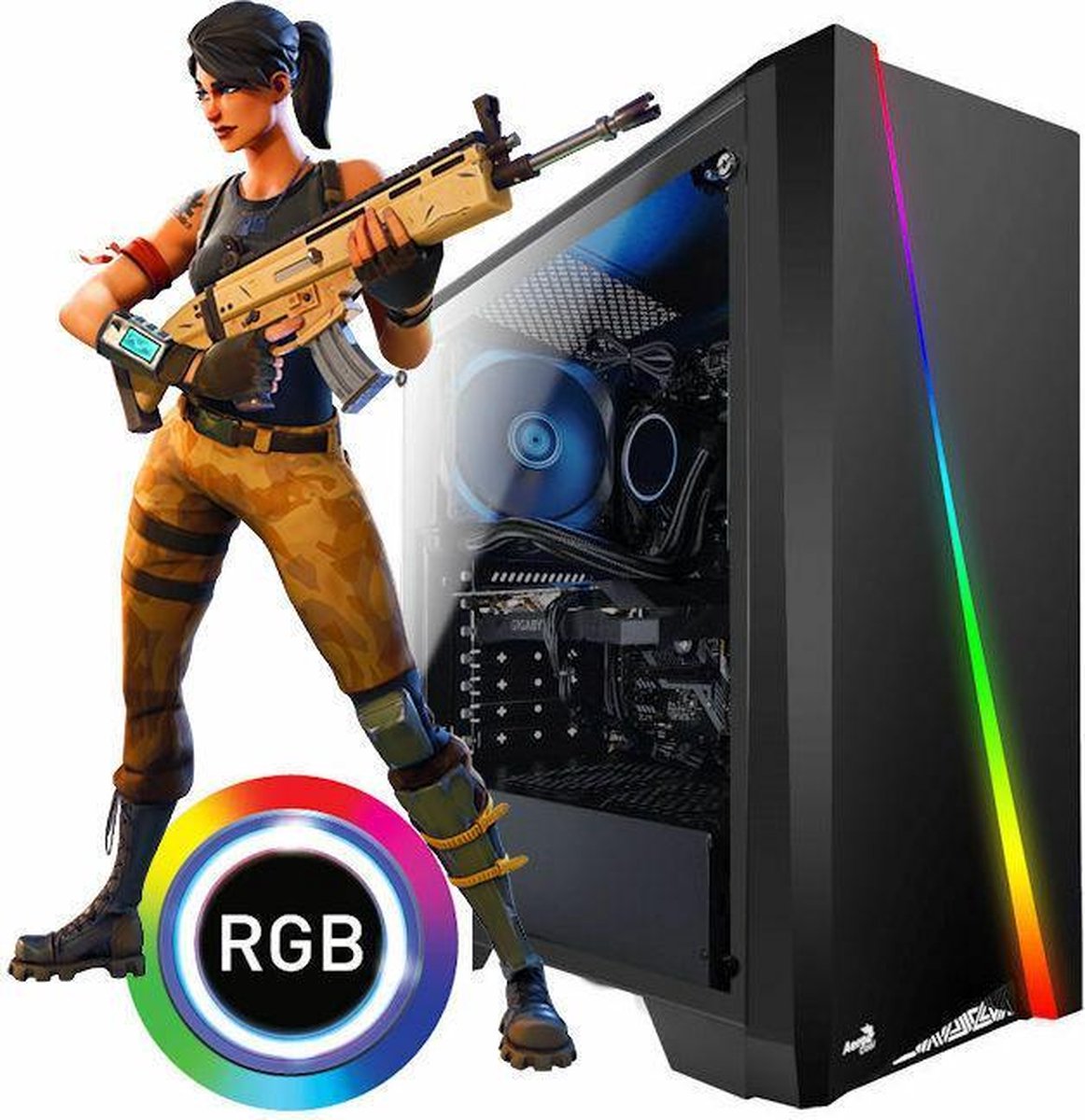 Verleiding spectrum Uit Game PC | Intel i3 | GT1030 | Fortnite 144 fps | 8 GB ram | 240 GB SSD |  bol.com