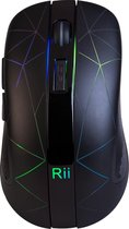Rii RM200 Wireless Mouse Black, LED, nano receiver, 5 button, switchable: 800/1200/1600 dpi