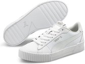 PUMA Carina Crew Dames Sneakers - Puma White-Silver - Maat 41