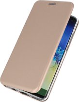 Bestcases Hoesje Slim Folio Telefoonhoesje Samsung Galaxy S10 Lite - Goud