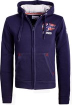 Geographical Norway Vest Met Capuchon Blauw Gardon - XXL