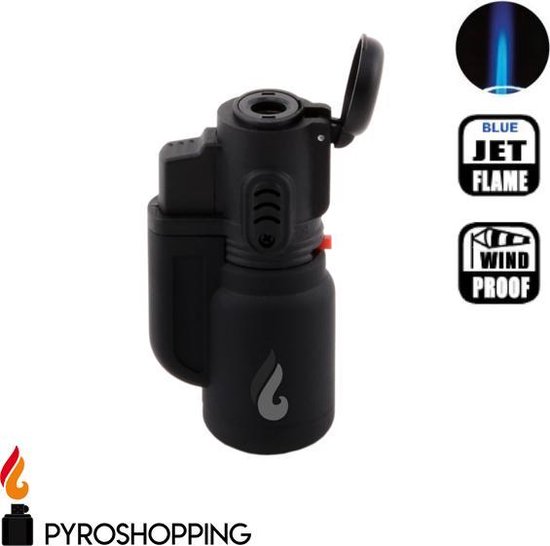 Pyroshopping Pocket Torch Black - Aansteker