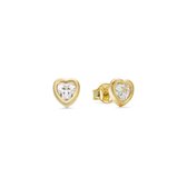 Favs dames  9 karaat geelgoud 2 Zirconia One Size 87734323