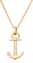 Paul Hewitt Necklace Anchor Spirit PH-AN-G - Collier - Staal - goudkleurig - 44 cm