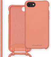 Coque arrière iMoshion Color avec cordon amovible iPhone SE (2020) / 8/7 étui - Peach