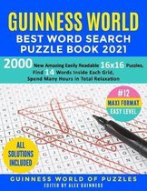 Guinness World Best Word Search Puzzle Book 2021 #12 Maxi Format Easy Level
