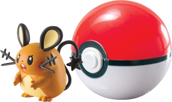 Pokemon Speelgoed Dedenne + Pokeball 