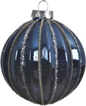 Oneiro's luxe kerstbal SHAT Multi – ø80 mm- kerstbal - luxe verpakking – kerstcollectie – kerstdecoratie – kerstboomhanger – kerstversiering