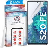 Samsung Galaxy S20 FE OMAZU 3D Flex TPU Screenprotector, 2 Pack (100% vingerafdruk scanner compatible) - Edge-to-Edge beschermingsfunctie