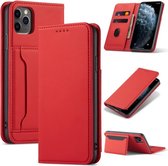 Bookcase met kaartsgleuven iPhone 11 Pro - Rood - CaseMe