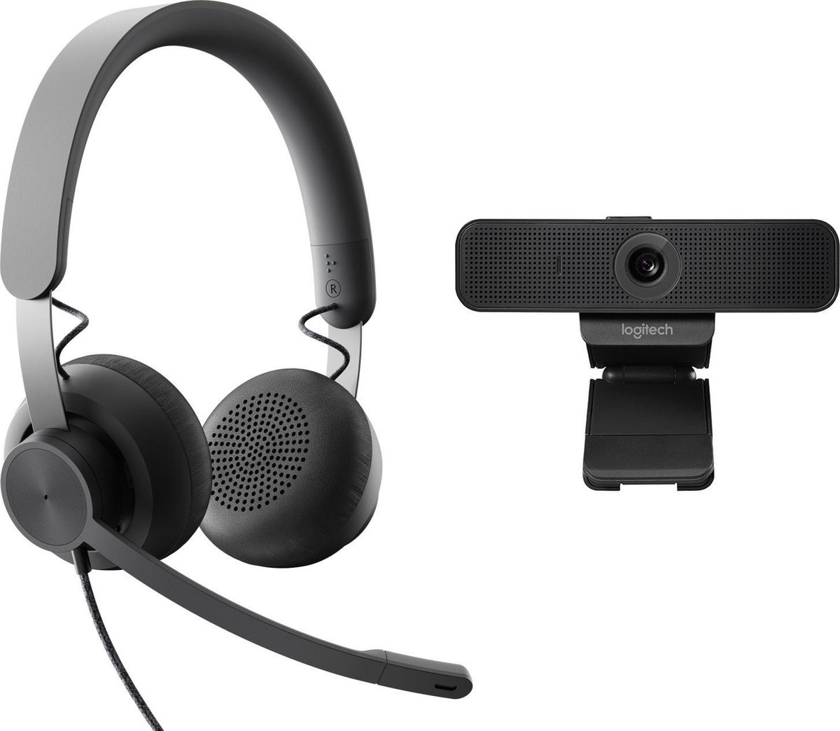 Logitech Personal Collaboration kit - Webcam en Headset - Zwart