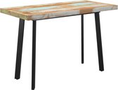 vidaXL Eettafel met V-vormige poten 120x60x77 cm gerecycled hout