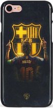 Messi FC Barcelona logo hoesje iPhone 7 / 8 / SE (2020) softcase