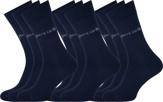 Pierre Cardin - 9 paires - Chaussettes homme - Marine - Taille 39-42