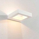Wandlamp Carré Wit - LED 4W 2700K 460lm - IP54 > wandlamp binnen wit | wandlamp buiten wit | wandlamp wit | buitenlamp wit | muurlamp wit | led lamp wit | sfeer lamp wit | design lamp wit