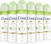 Dove Go Fresh Anti-transpirant Cucumber - 6 x 75 ml - Voordeelverpakking