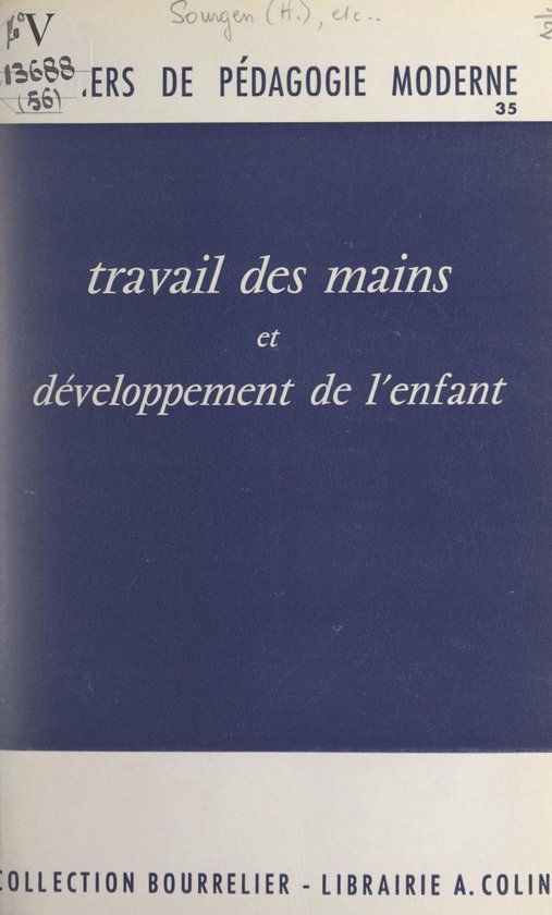 Travail des mains et développement de l'enfant - cover