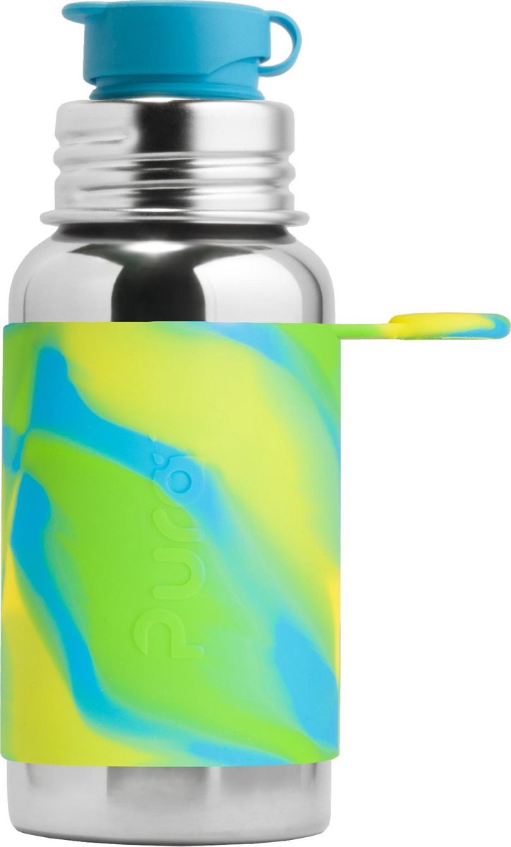 Pura sportfles - Plasticvrij - 550 ml - Aqua Swirl