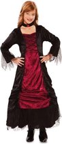 Witbaard Verkleedjurk Elegante Vampier Polyester Zwart Mt 140-152