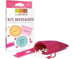 ScrapCooking - Texte & Personnages Tampons - Set/ 87