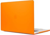 Hardcover Case Cover Voor Apple Macbook Pro 16 Inch 2019/2020 (A2141) Hard Shell Hoes - Notebook Sleeve Skin Protector - Oranje