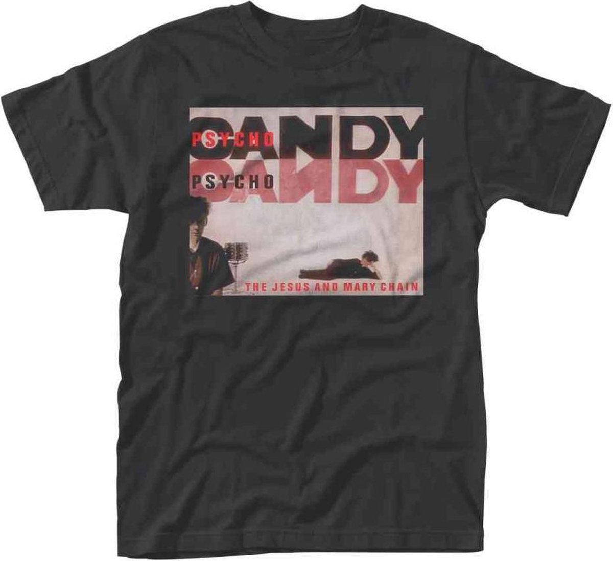 The Jesus And Mary Chain Heren Tshirt -L- Psychocandy Zwart