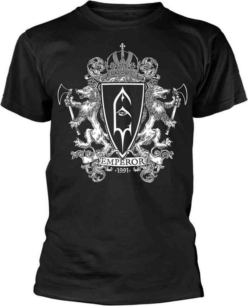 Emperor Heren Tshirt -S- Crest 2 Zwart