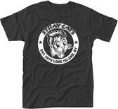 Stray Cats Heren Tshirt -XL- Est 1979 Zwart