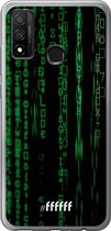 Huawei P Smart (2020) Hoesje Transparant TPU Case - Hacking The Matrix #ffffff