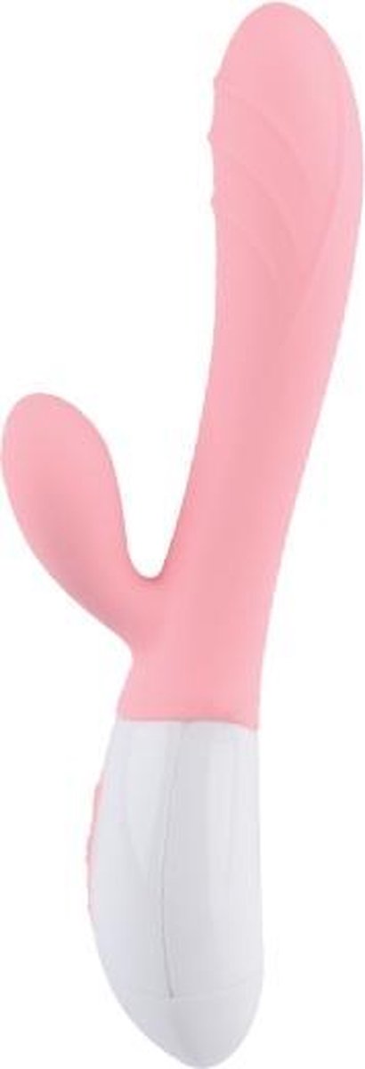 Willie Toys Duo Vibrator - 12 vibratiestanden - Kleur: Roze - Clitoris- & G-Spot Vibrator - Spatwaterdicht