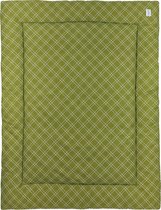Meyco Double diamond boxkleed - 80x100cm - avocado
