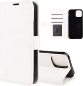 Apple iPhone 12 Pro Max hoesje - Wallet bookcase - Wit - GSM Hoesje - Telefoonhoesje Geschikt Voor: Apple iPhone 12 Pro Max