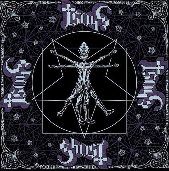 Ghost - Vitruvian Ghost Bandana - Zwart