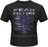 Fear Factory Heren Tshirt -L- Demanufacture Zwart