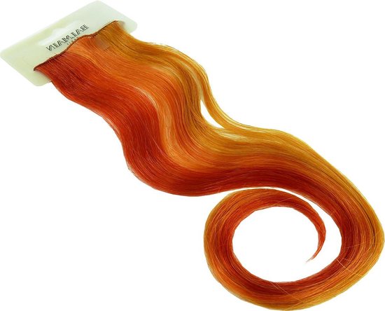 Balmain Double Hair Color Extension 30cm Clip voor echt haar kleur selectie - Flame