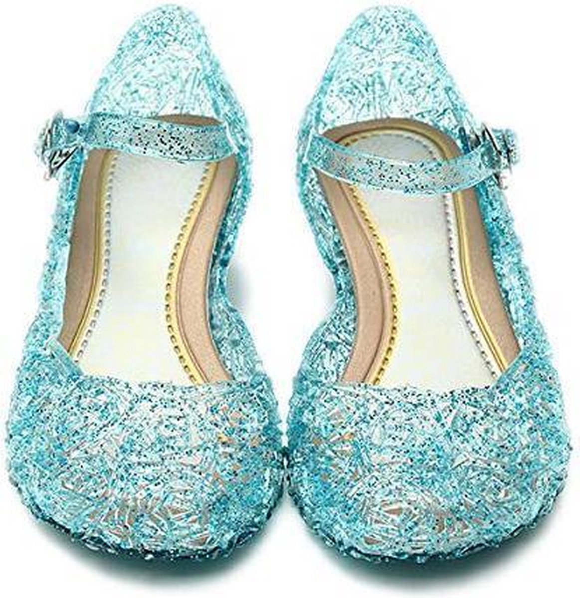 Frozen Elsa Anna schoenen - Blauwe prinsessenschoenen -maat 34 (valt als  maat 32) - | bol.com