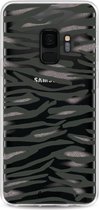 Casetastic Samsung Galaxy S9 Hoesje - Softcover Hoesje met Design - Zebra Army Print