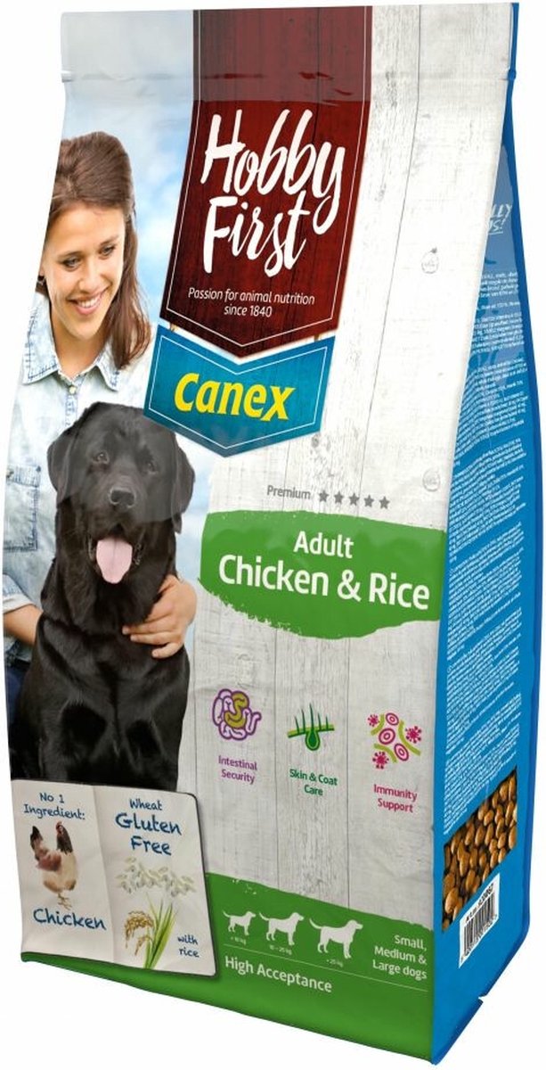 Canex Adult - Kip & Rijst - Hondenvoer - 12 kg