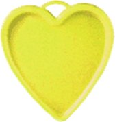 Folat Ballongewicht Hart Junior 8 Gram Geel