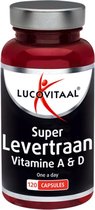 3x Lucovitaal Levertraan Vitamine A en D 120 Capsules