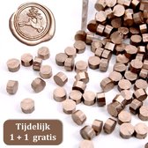 Sealing Wax 100 stuks - Zegellak - Seal - Lakzegel - Stempelen - 35 Gram - Brons tijdelijk 1+1