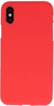 Wicked Narwal | Color TPU Hoesje voor iPhone XS / X Rood