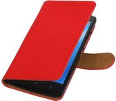 Wicked Narwal | bookstyle / book case/ wallet case Hoes voor Motorola Moto C Rood