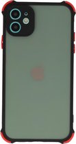 Wicked Narwal | Schokbestendig Kleurcombinatie Hard Case iPhone 11 Zwart