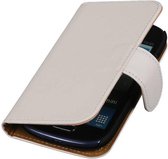 Wicked Narwal | bookstyle / book case/ wallet case Hoes voor Motorola Moto X 2014 (2en Gen.) Wit