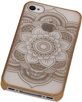 Wicked Narwal | PC Roman Tuo 3D Back Cover for iPhone 4 Goud