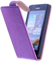 Wicked Narwal | Echt leder Classic Hoes voor Nokia Microsoft Lumia 620 Paars